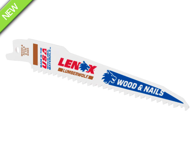 LEN20530B656 LumberWolf Reciprocating Saw Blade 152 x 19 x 1.3mm 6 TPI (25 Pack)