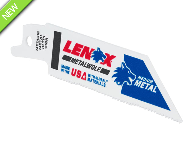 LEN20552418R MetalWolf Wave Edge Reciprocating Saw Blade 102 x 19 x 0.9mm 18 TPI (Pack 5)
