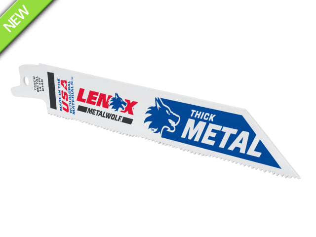 LEN20564614R MetalWolf Wave Edge Reciprocating Saw Blade 152 x 19 x 0.9mm 14 TPI (Pack 5)