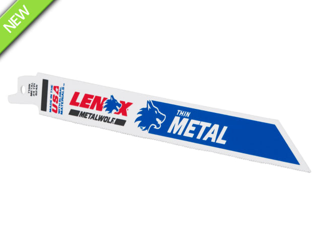 LEN20579824R MetalWolf Wave Edge Reciprocating Saw Blade 203 x 19 x 0.9mm 24 TPI (Pack 5)