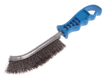 LES056301 Universal Hand Brush 260mm x 28mm 0.35 Crimped Steel Wire