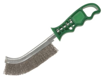 LES056501 Universal Hand Brush 260mm x 28mm 0.3 Stainless Steel Wire