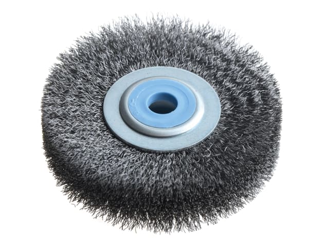 LES312142 Wheel Brush D80mm x W18-20 x 10 Bore Steel Wire 0.20