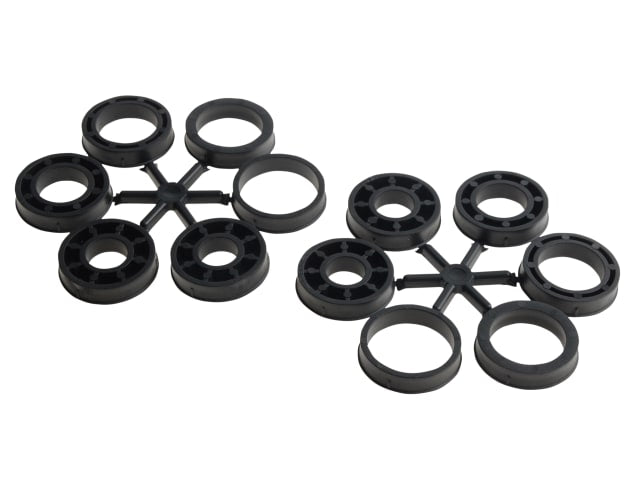 LES323162 Wheel Brush D100mm x W20-22 x 30 Bore Steel Wire 0.30 + Adaptors Set 1