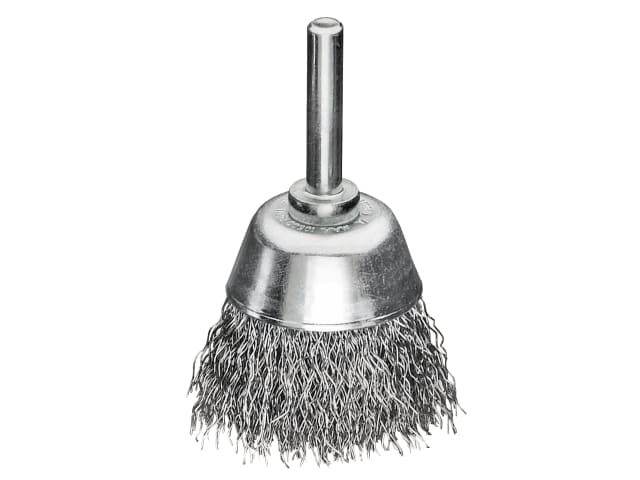 LES435162 Cup Brush with Shank D50mm x H20mm, 0.30 Steel Wire