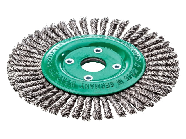 LES47380140 Pipeline Brush 40 Knots 125 x 22.2mm Bore Stainless Steel Wire
