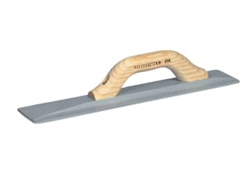 M/T145 M145 Square Ended Magnesium Float, Shaped Wooden Handle 16 x 3.1/8in