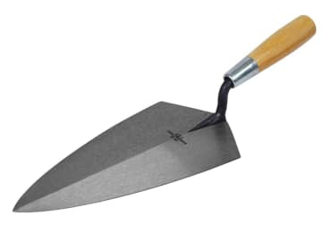 M/T1910 19 Philadelphia Pattern Brick Trowel Wooden Handle 10in