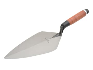 M/T34L11 34L Wide London Pattern Brick Trowel Leather Handle 11in