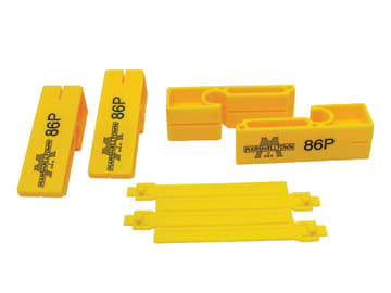 M/T86P 86P Plastic Line Blocks (Pack 4)