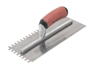 M/TM502SSDXH 6mm Stainless Steel Square Notched Trowel DuraSoft® Handle