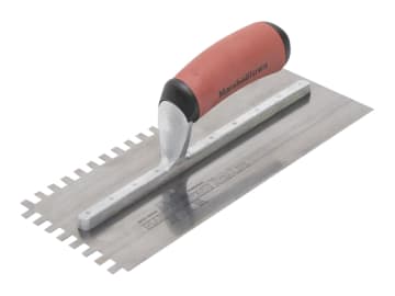 M/TM5779SSDH 10mm Stainless Steel Square Notched Trowel DuraSoft® Handle