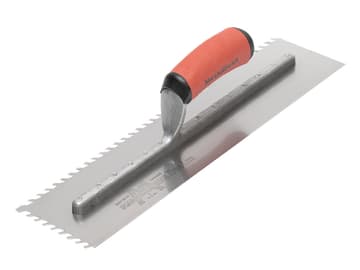 M/TMLF3816SD LayFlat 10mm Notch Trowel 16 x 4in