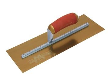 M/TMPB13GSD MPB13GSD Pre-Worn PermaShape® Finishing Gold S/S Trowel DuraSoft® 13 x 5in