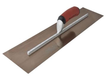 M/TMXS205GD MXS205GD Golden Stainless Steel Finishing Trowel DuraSoft® 20 x 5in