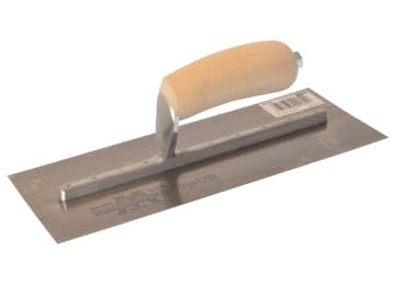 M/TMXS4 MXS4 Plasterer's Finishing Trowel Wooden Handle 11.1/2 x 4.3/4in