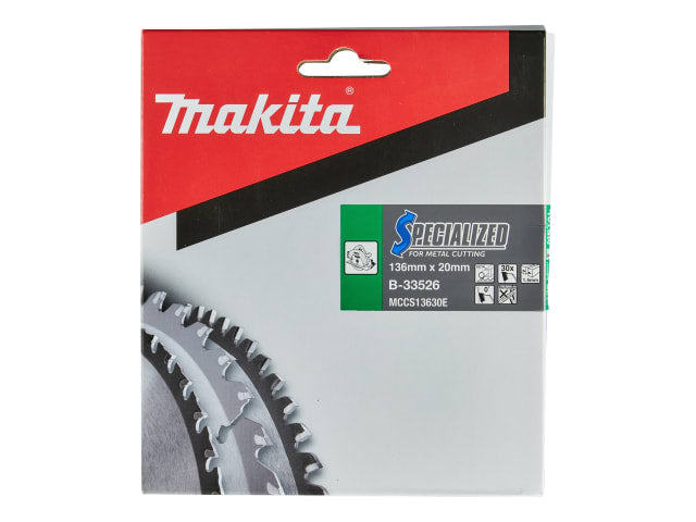 MAKB33526 B-33526 Specialized for Metal Cutting Saw Blade 136 x 20mm x 30T