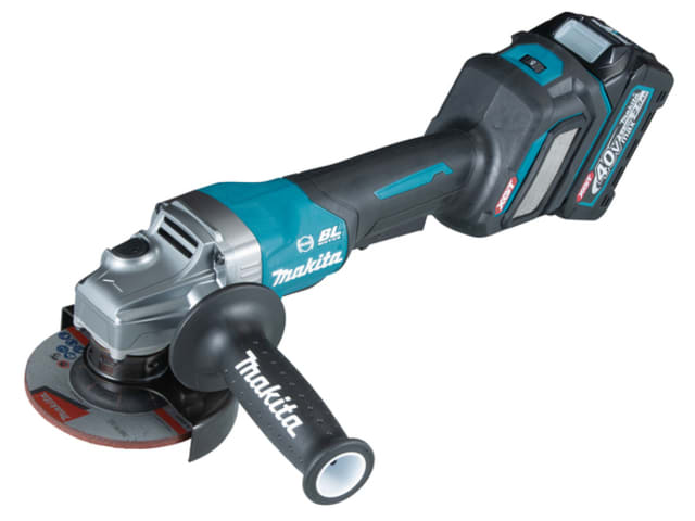 MAKGA028GD22 GA028GD202 XGT 40Vmax BL Paddle Switch Grinder 115mm 40V 2 x 2.5Ah Li-ion