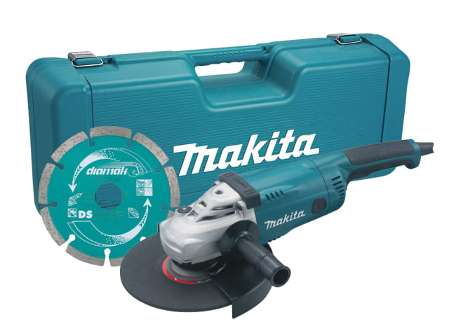 MAKGA9020KD GA9020KD 230mm Angle Grinder with Case & Diamond Wheel 2000W 240V
