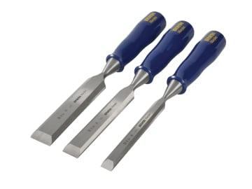 MAR444S3 M444 Bevel Edge Chisel Blue Chip Handle Set, 3 Piece