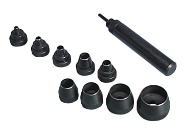 MAUWPKM Metric Wad Punch Kit, 9 Piece