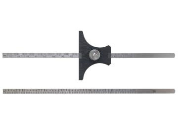 MAW43 Reversible Base Depth Gauge Metric/Imperial 0-6in