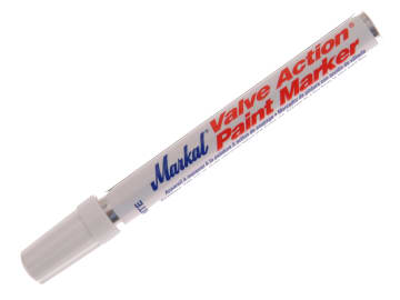 MKL96800C Paint-Riter® Valve Action® Paint Marker White