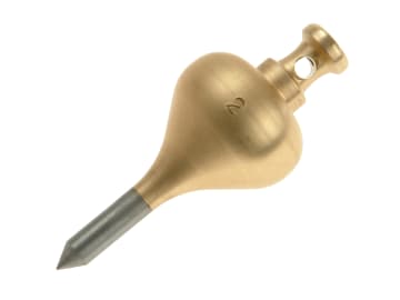 MON249 249D Brass Plumb Bob 128g (4.1/2oz) Size 2