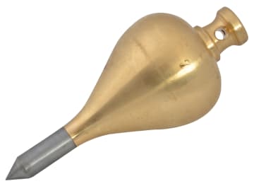 MON254 254T Brass Plumb Bob 450g (16oz) Size 7