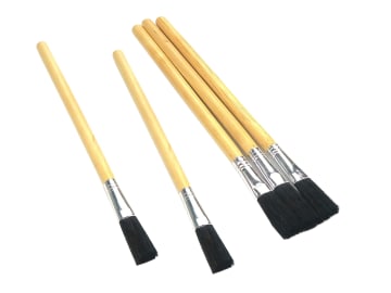 MON3015 3015M Wood Handle Flux Brushes (Pack 5)
