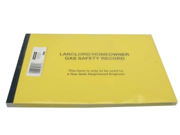 MON532 532P Gas Safe® Landlords Gas Safety Record Pad of 50