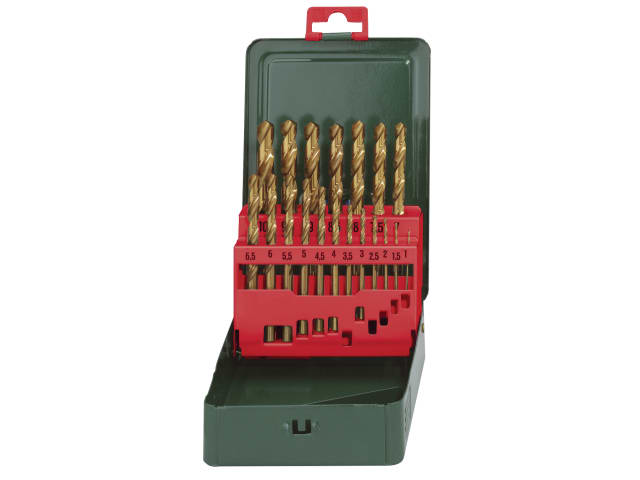 MPT627156 HSS-Tin Drill Bit Set, 19 Piece