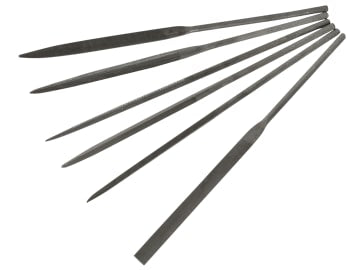 NICMFSET Red Wallet Needle Mini File Set 6 Piece 42030