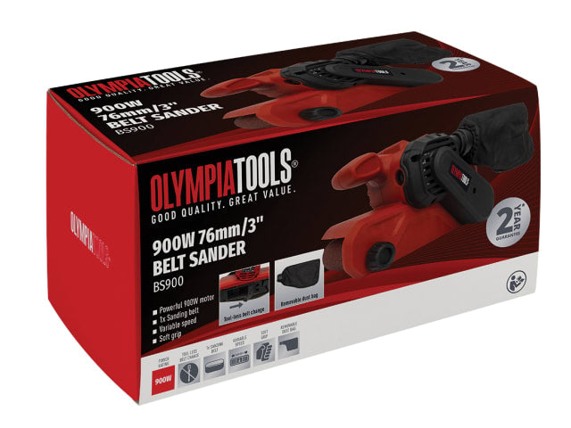 OLPBS900 Belt Sander 76mm (3in) 900W 240V