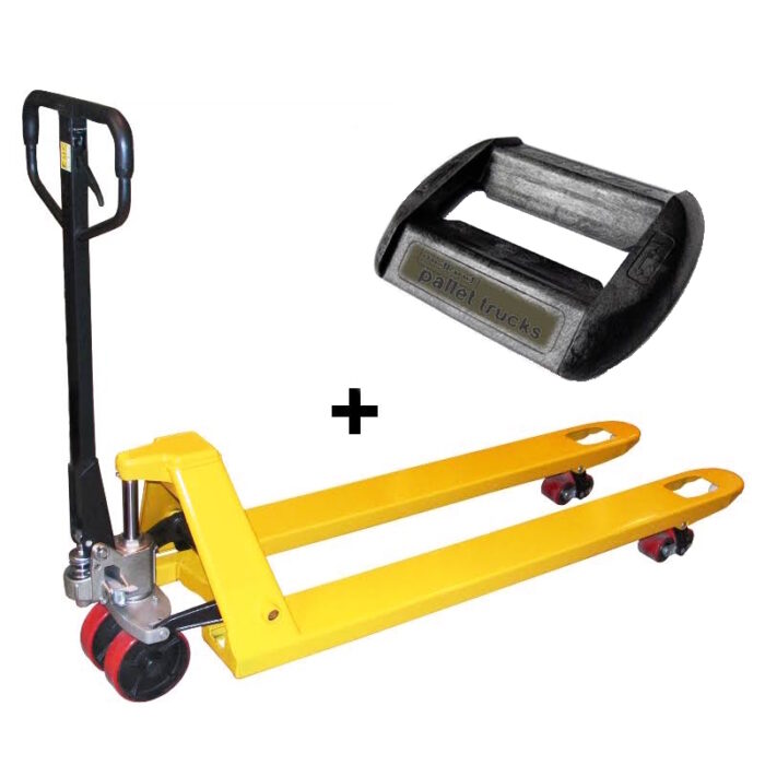 2500kg Euro Pallet Truck with Chock