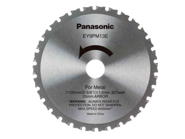 PAN9PM13E32 EY9PM13E32 Metal Cutting TCT Blade 135 x 20mm x 30T