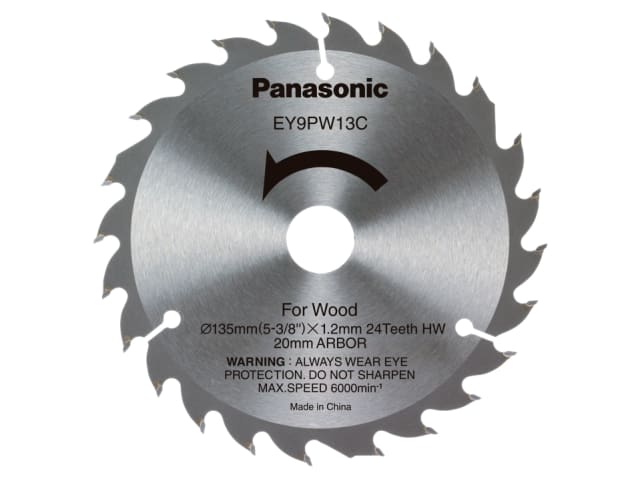 PAN9PW13C32 EY9PW13C32 Wood Cutting TCT Blade 135 x 20mm x 24T
