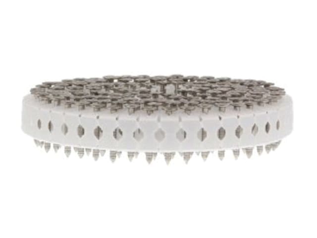 PAS142207 0° Plastic Coil Ring Shank Stainless Steel A2 Nails 2.5 x 35mm (Pack 1000)