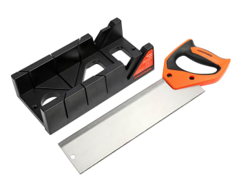 PNY60115 Plastic Mitre Box with Saw 11.1/4in