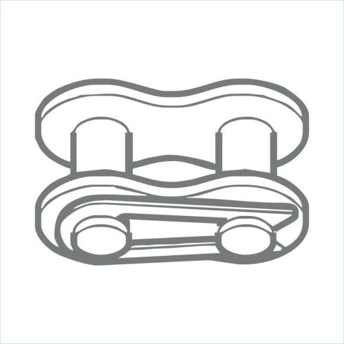 Renold SD 12B-2-NO26 (SD12B2S26I) 3/4 Inch Pitch SD Duplex Roller Chain Connecting Link with Spring Clip