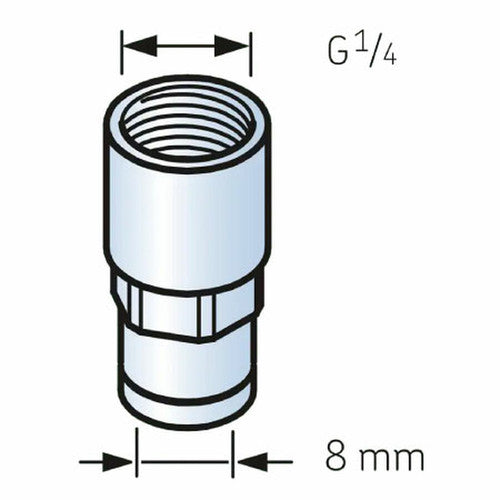 LAPFF1/4 SKF Tube connection, female 1/4