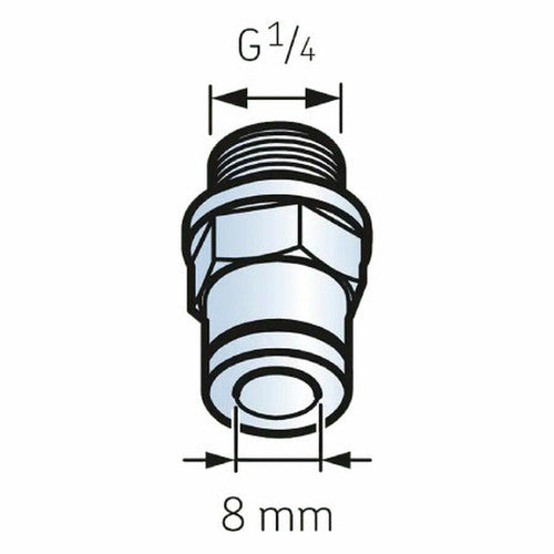 LAPFM1/4 SKF Tube connection, male 1/4