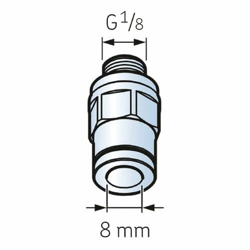 LAPFM1/8 SKF Tube connection, male 1/8