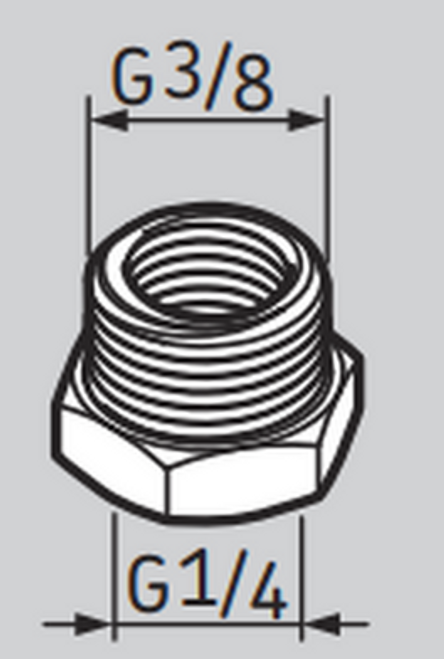 LAPN3/8 SKF Automatic Lubricator Nipple 1/4" 3/8"