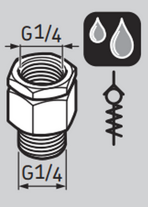 LAPV1/4 SKF Non-Return Valve for Automatic Lubricator G¼