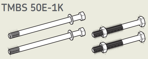 TMBS50E-1K SKF Main rods with washers & nuts for TMBS 50E