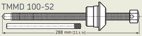TMMD100-S2 SKF Spindle for TMMD 100, with nut, big