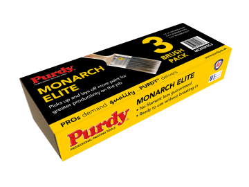 PURMONSPEC3 Monarch™ Elite™ Paint Brush Set, 3 Piece