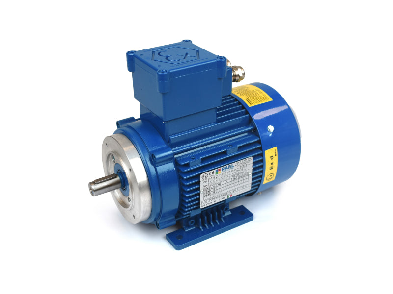AMTECS Three Phase Electric Motor 3RL-IE3 90S 0.75kW 6 Pole 230/400V Ex Db Eb IP66 B3