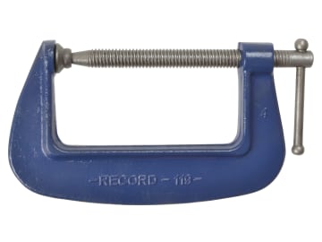 REC1196 119 Medium-Duty Forged G-Clamp 150mm (6in)